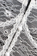 V-Neck Lace Corset Coat