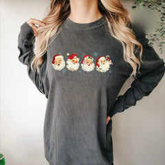 Fashion Classic Santa Kriss Kringle Stylish Sport Christmas Hoodie Hoodies-L