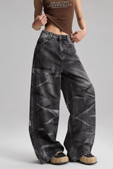 Loose Fit Straight Denim Jean