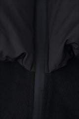 Cropped Patchwork Quilted Puffer Jacket