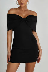 Rebecca Bow Mini Dress