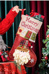 Christmas Stocking Santa Handheld Candy Gift Bag