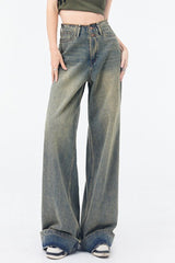 Vintage Ochre Straight Jean