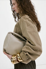 Hem Belt Cropped Utility Coat