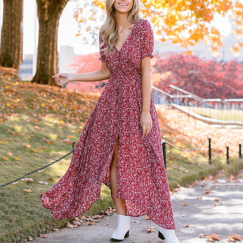 Dark Rose Shimmer Maxi Dress - FINAL SALE