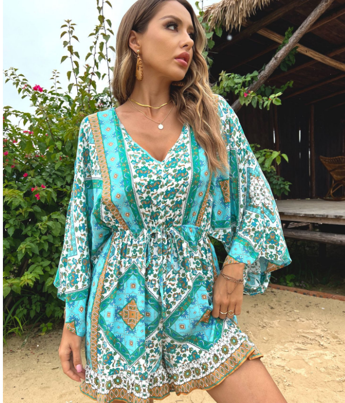 Orlando Printed Tassel Dress