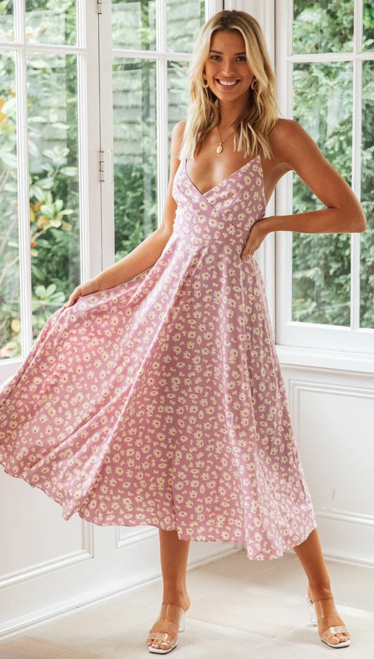 Roses Galore Midi Dress