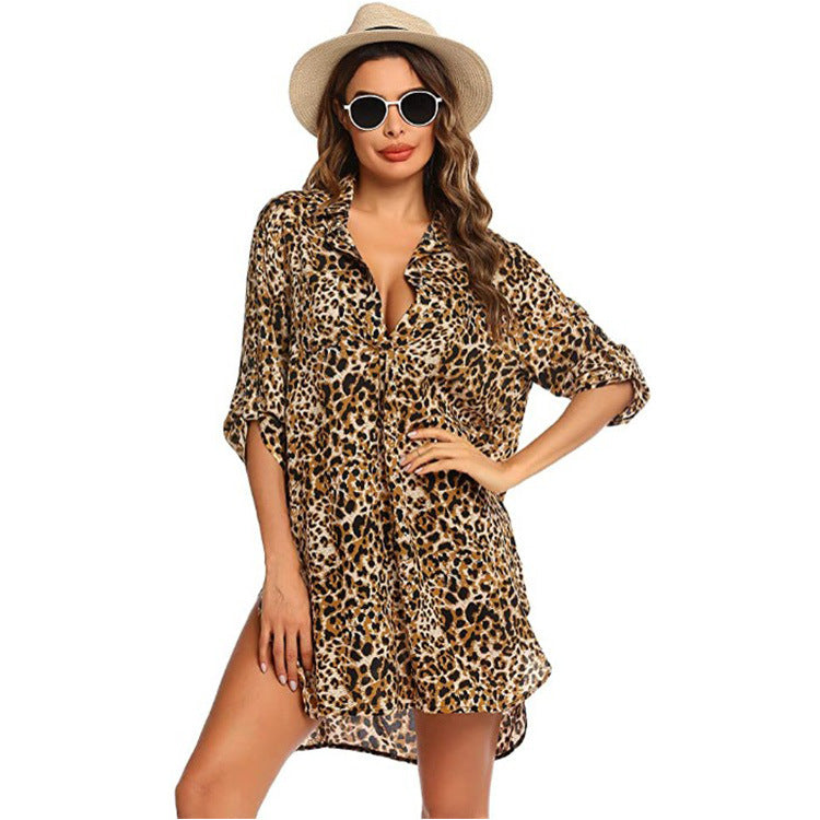 Peyser Printed Button Down Shirt Dress - FINAL SALE