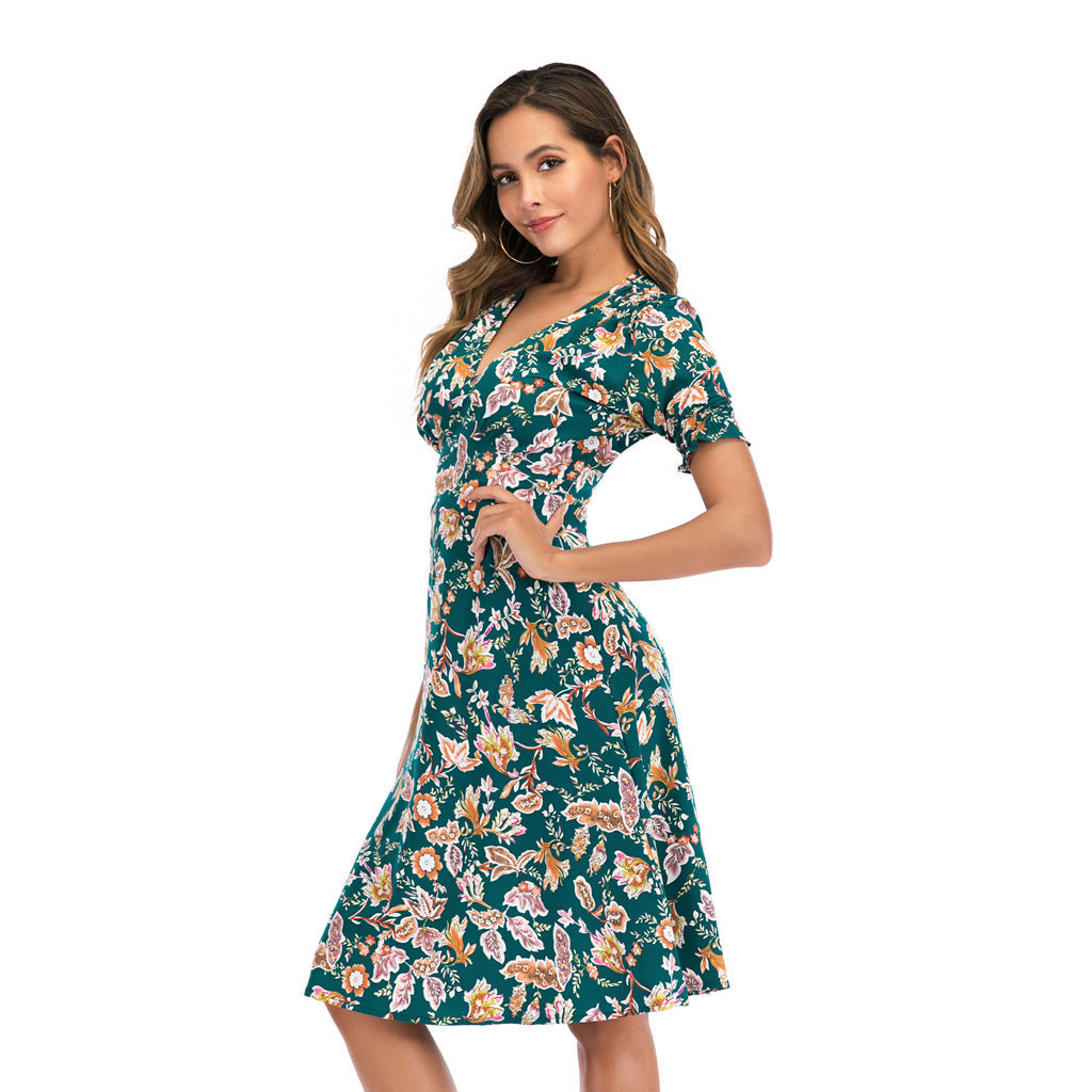 Ivy Floral Tie Dress - FINAL SALE