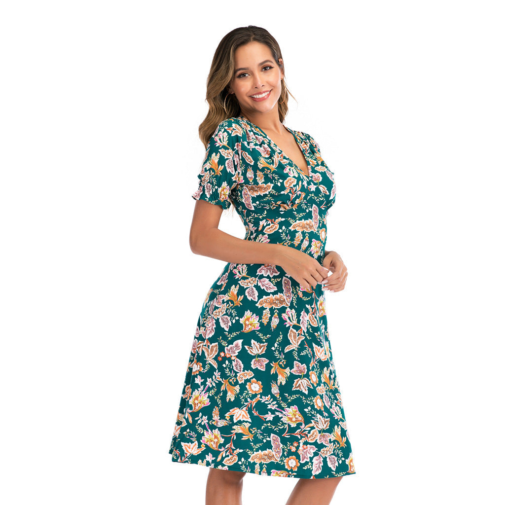 Ivy Floral Tie Dress - FINAL SALE