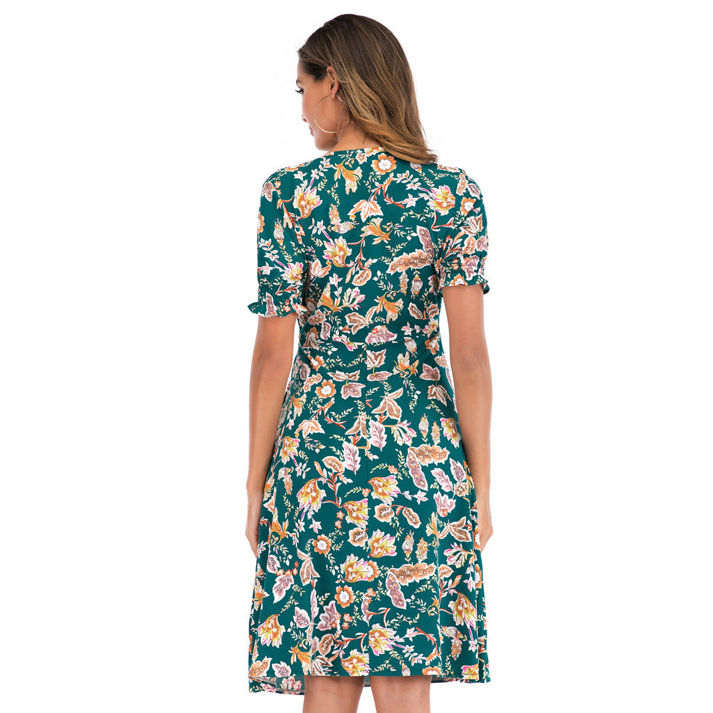 Ivy Floral Tie Dress - FINAL SALE