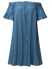 Booth Cotton Pocketed Puff Sleeve Dress