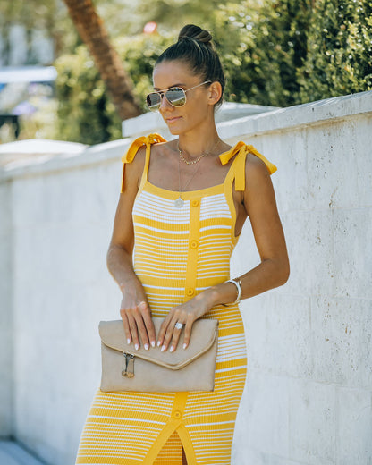 Ava Striped Knit Midi Dress - FINAL SALE