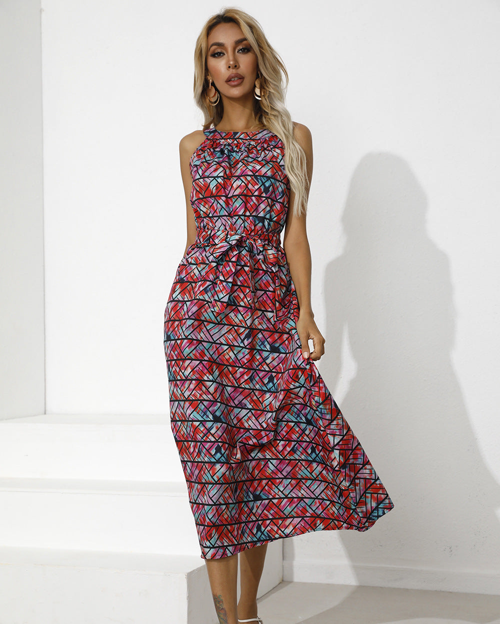 Klair Floral Smocked Maxi Dress