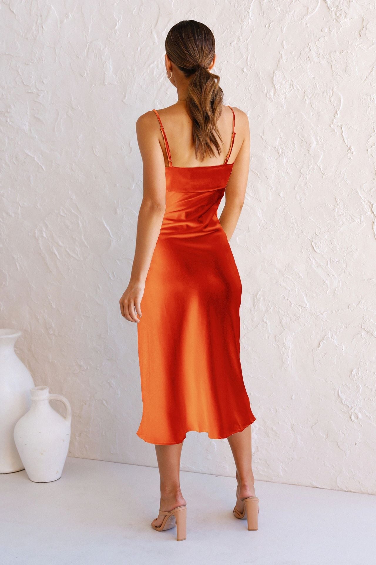 Redwoods Modal Blend Maxi Dress - Rust - FINAL SALE