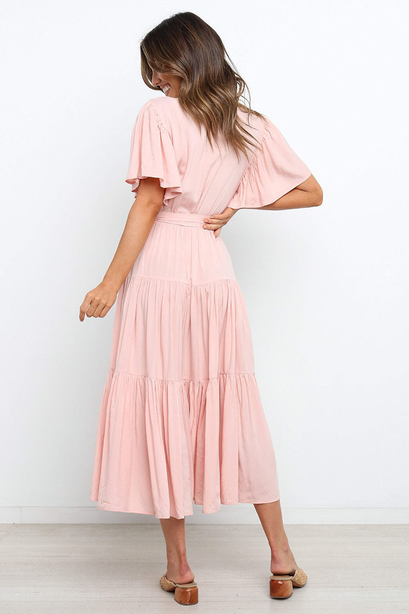 The Two Of Us Tiered Midi Dress - FINAL SALE