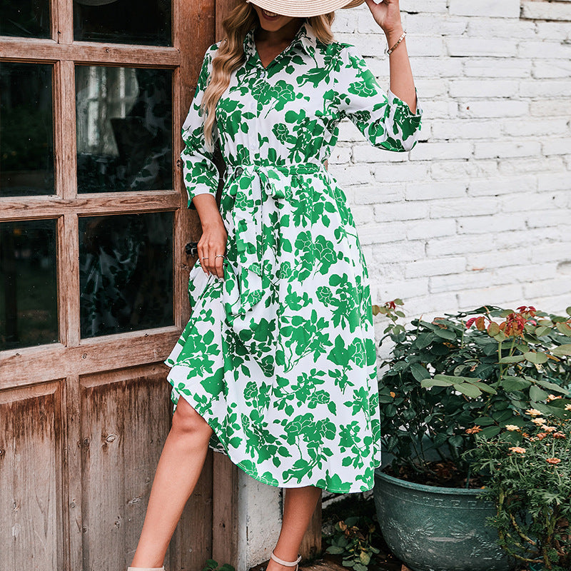 Sedra Paisley Boho Maxi Dress - Green