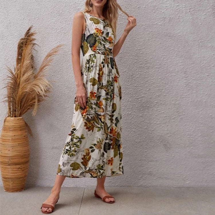 Lester Floral Smocked Midi Dress