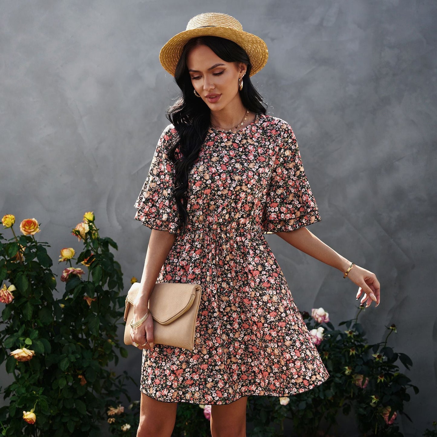 Lainie Floral Tie Dress