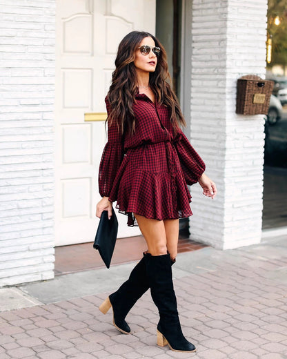 Rhode Island Bell Sleeve Tiered Dress