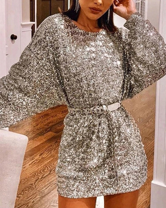 Leora Sequin Mini Dress