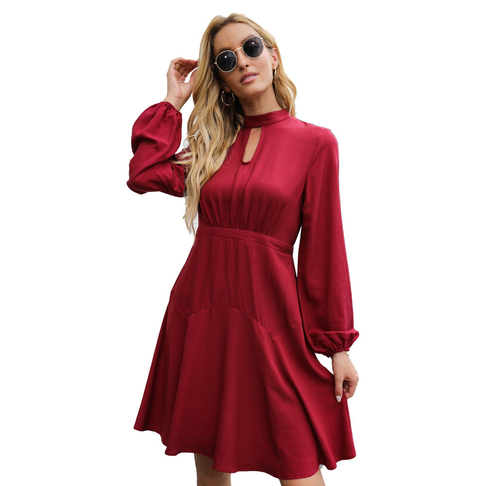 Fashion Forward Keyhole Dress - Fuchsia