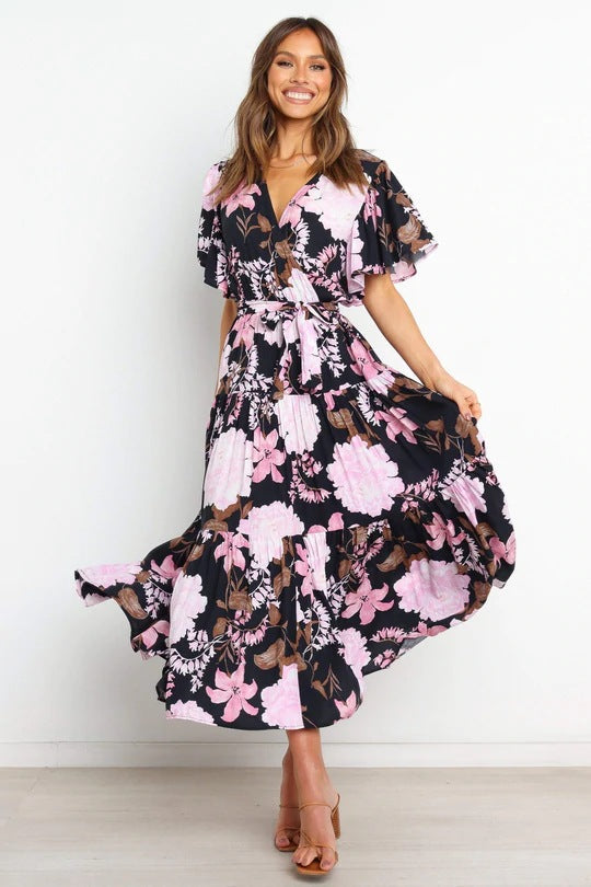 Duffy Floral Puff Sleeve Babydoll Dress