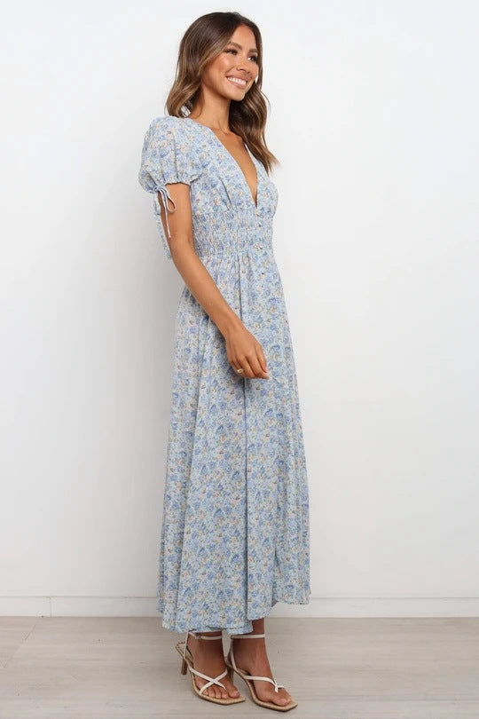 Heaven On Earth Cotton Crochet Tiered Maxi Dress