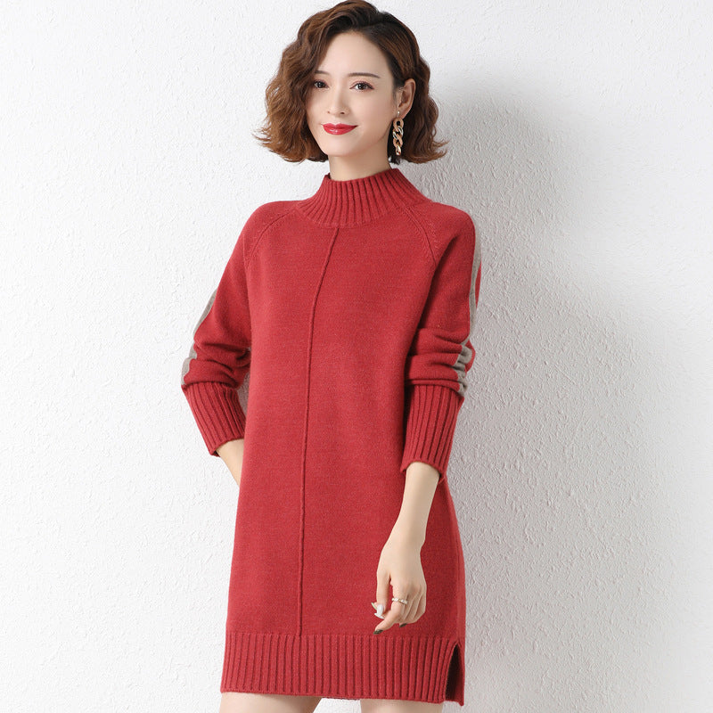 Smoky Mountain Sweater Dress - Red - FINAL SALE