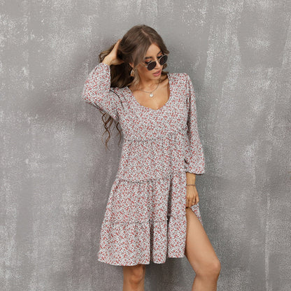 Halsey Floral Babydoll Dress