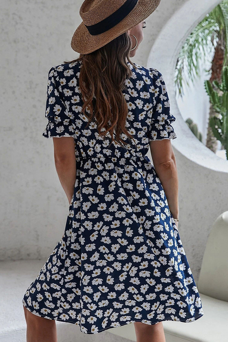 Bouvardia Floral Midi Dress