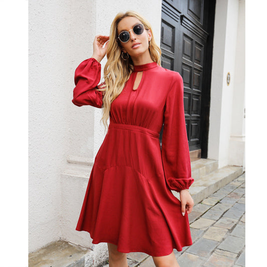 Fashion Forward Keyhole Dress - Fuchsia