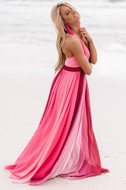 Think I'm In Love Colorblock Maxi Dress