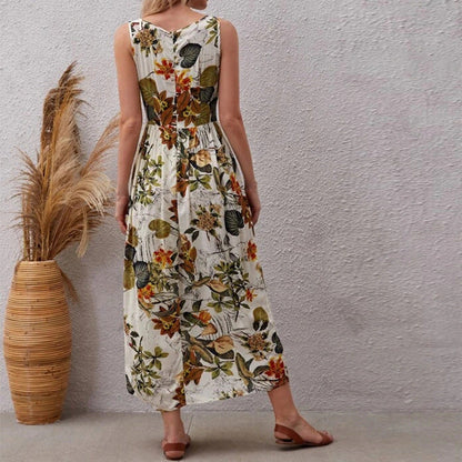 Lester Floral Smocked Midi Dress