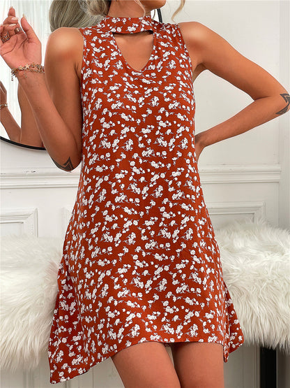 Nobody But You Floral Cutout Dress