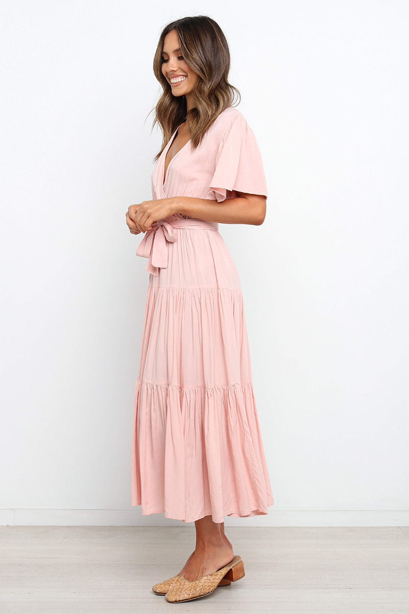 The Two Of Us Tiered Midi Dress - FINAL SALE