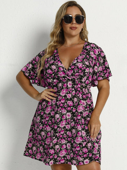 Sutton Printed Tie Dress - FINAL SALE