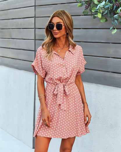 Playful Polka Dot Versatile Kimono Dress