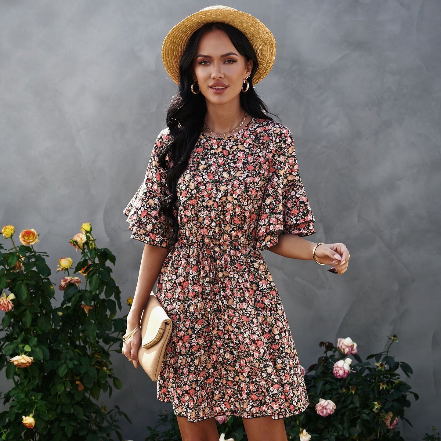 Lainie Floral Tie Dress