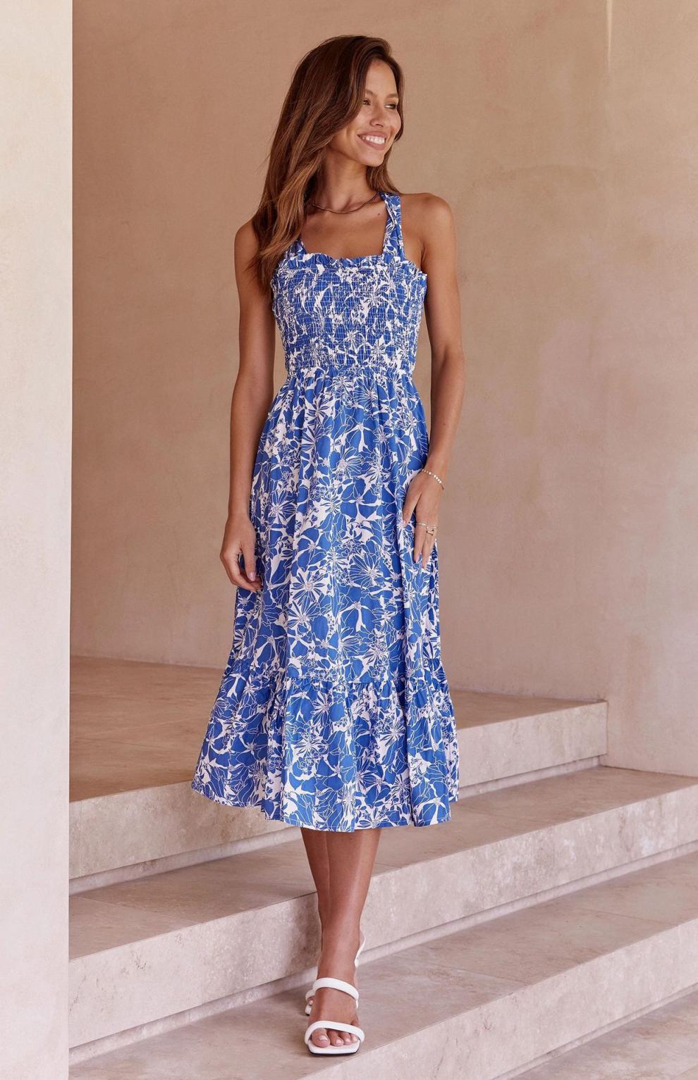 Excursion Floral Midi Dress