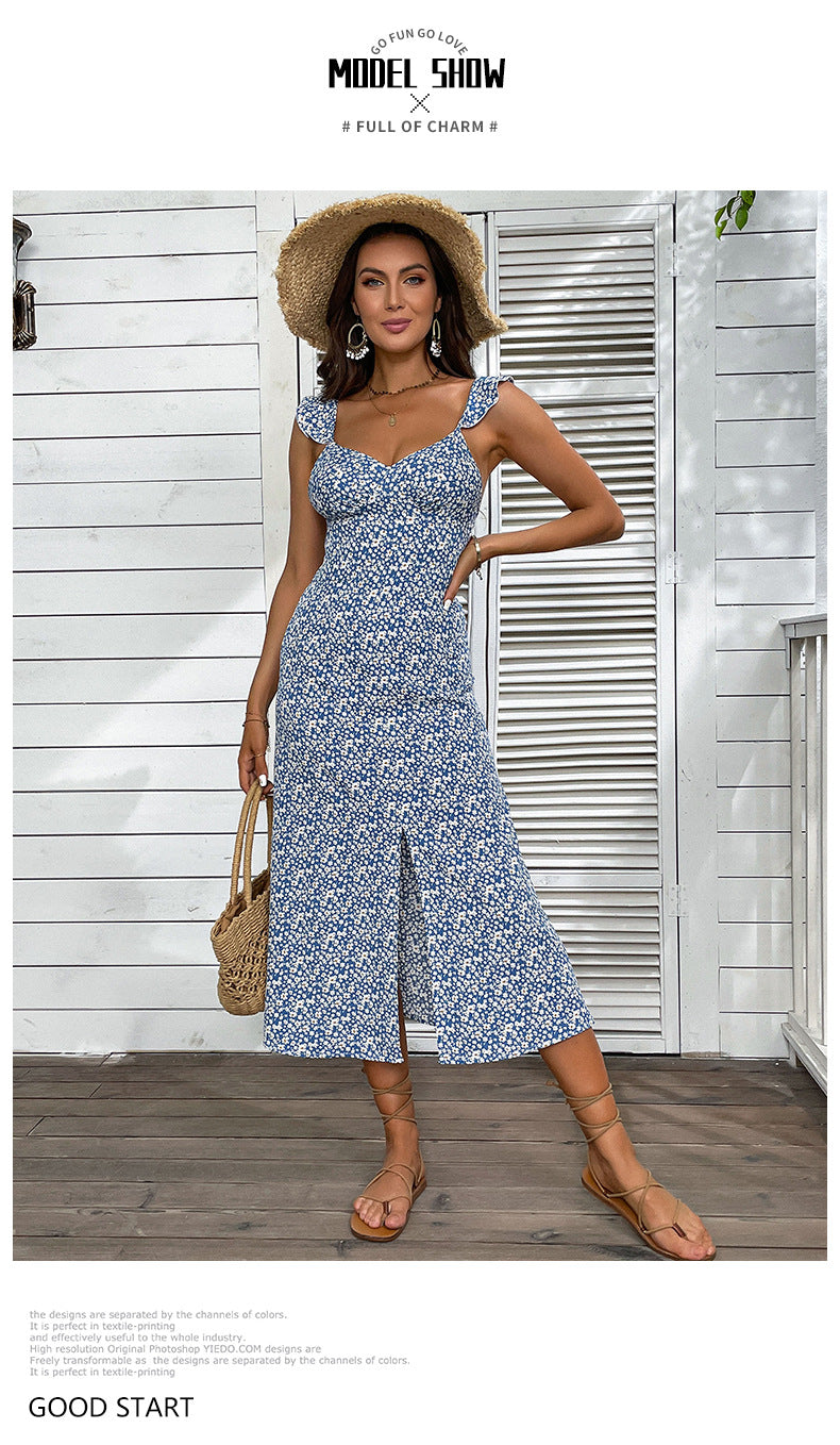 Alvena Floral Relaxed Midi Dress - FINAL SALE