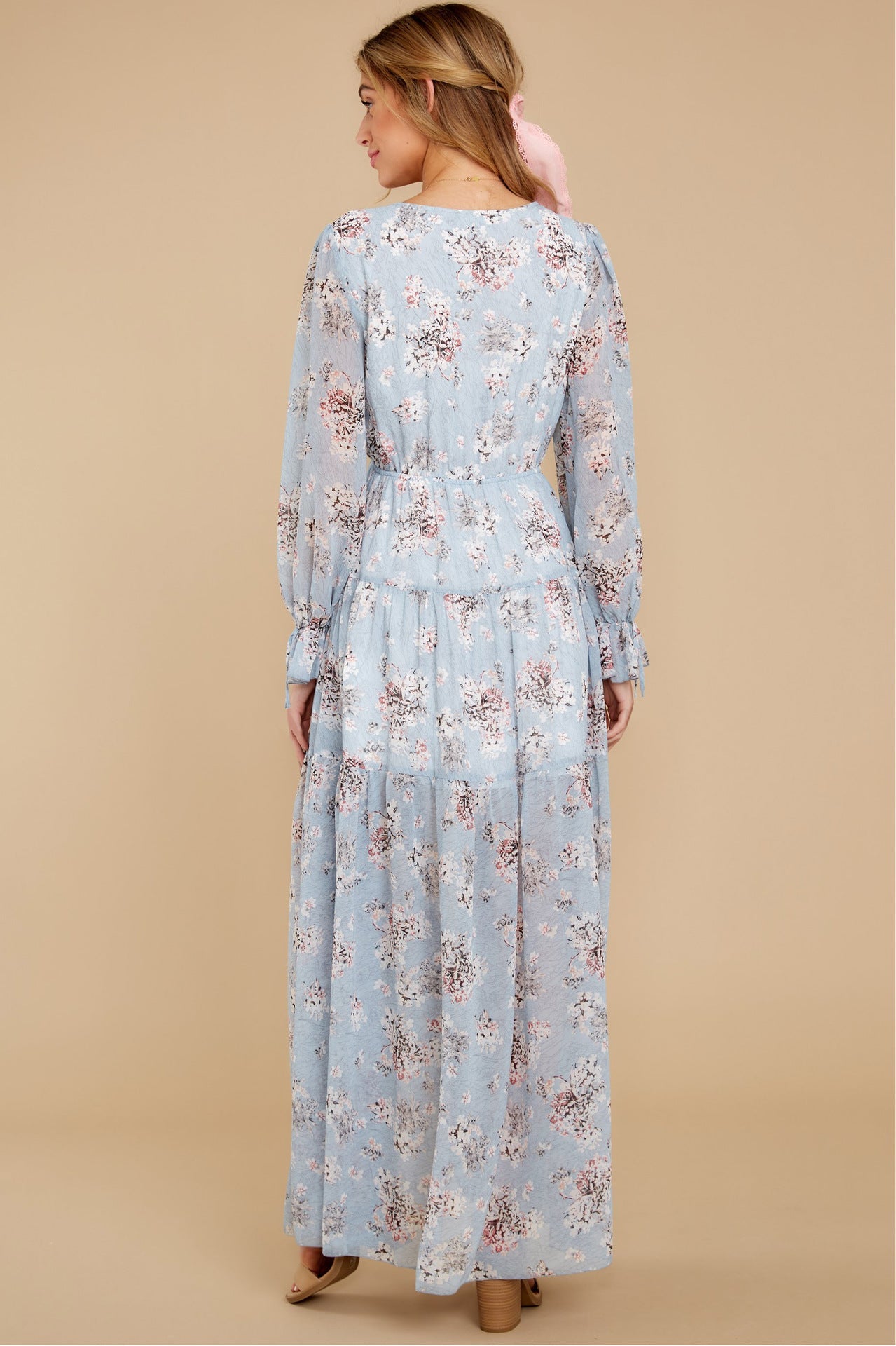 Dashing Daisies Chiffon Boho Maxi Dress - FINAL SALE