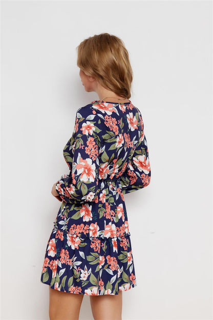 Aleyna Floral Ruffle Tiered Dress - FINAL SALE