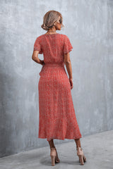 Knox Paisley High Low Ruffle Maxi Dress - FINAL SALE