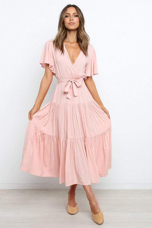 The Two Of Us Tiered Midi Dress - FINAL SALE