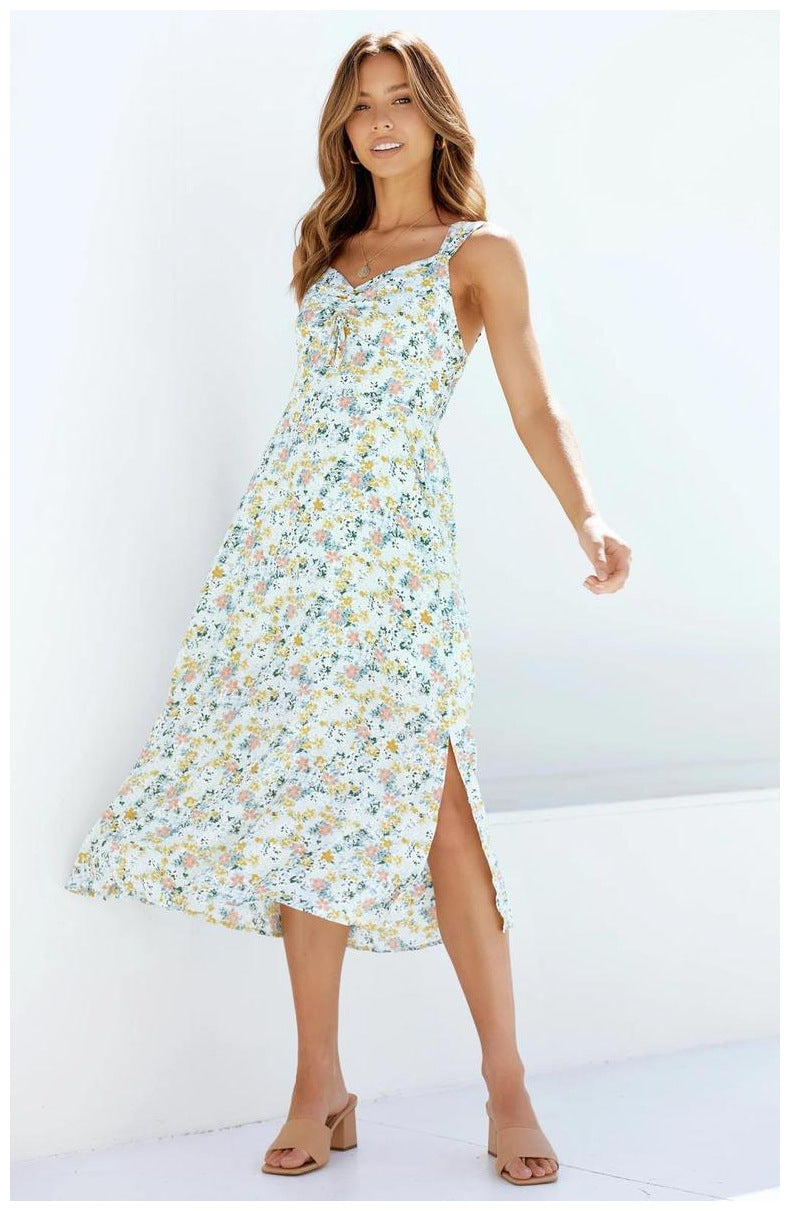 Loved By You Floral Midi Dress - Ivory