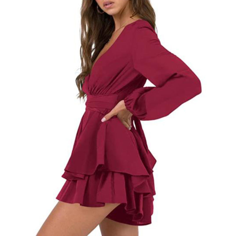 Dance The Night Away Satin Dress - Red - FINAL SALE