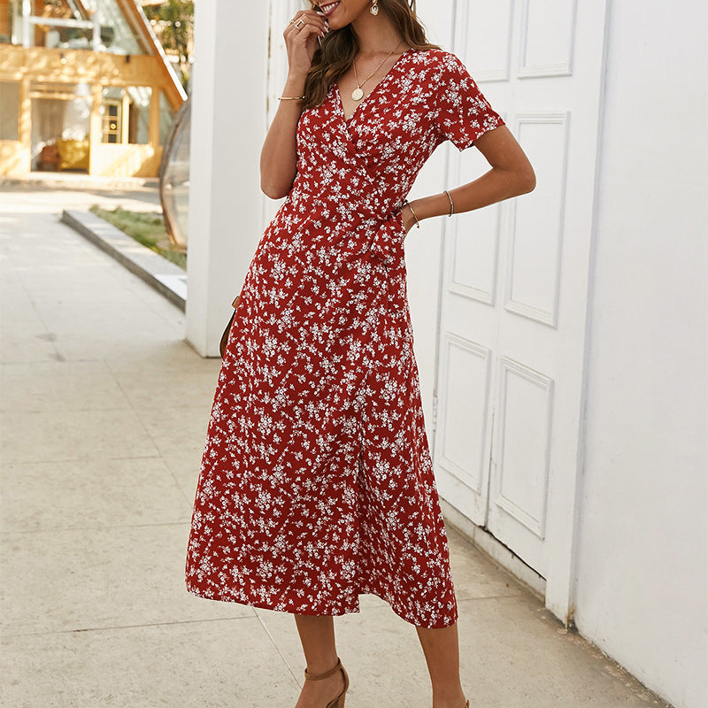 Briar Floral Ruffle Midi Dress - FINAL SALE