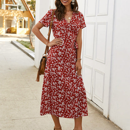 Briar Floral Ruffle Midi Dress - FINAL SALE