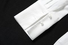 Cheers To Us Crinkled Tie Shirt Dress